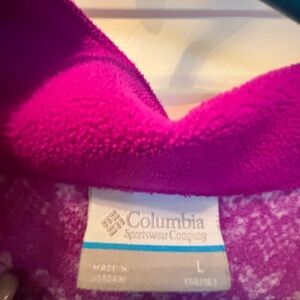 Columbia Magenta Fleece Jacket